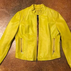 Green Wilsons Leather Pelle Studio Jacket